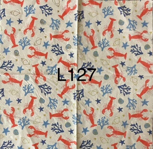 Beach (L127) - Lobsters and Coral