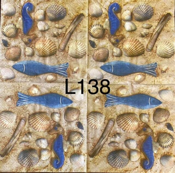 Bargain - Beach (L138) - Fish and Shells