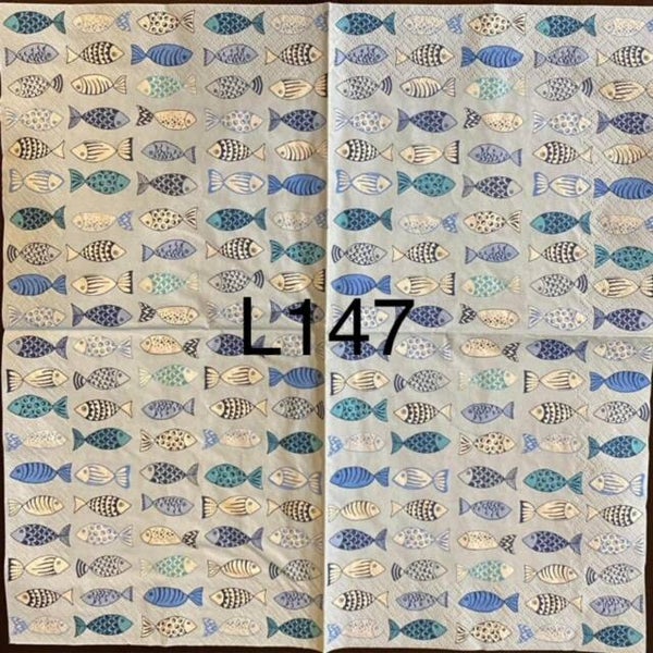 Bargain - Beach (L147) - School of Fish