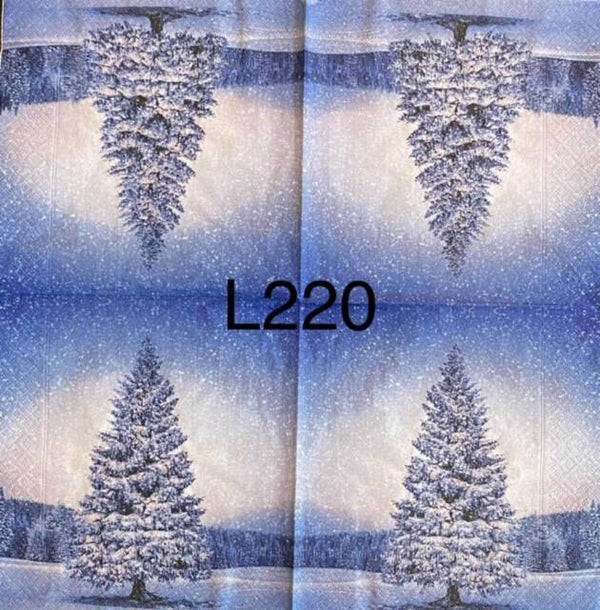 Christmas (L220) - Blue and White Tree