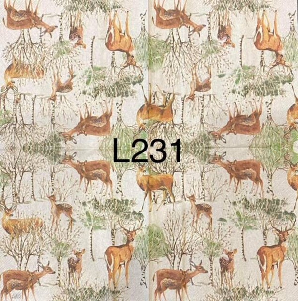 Deer (L231) - Deer in Forest