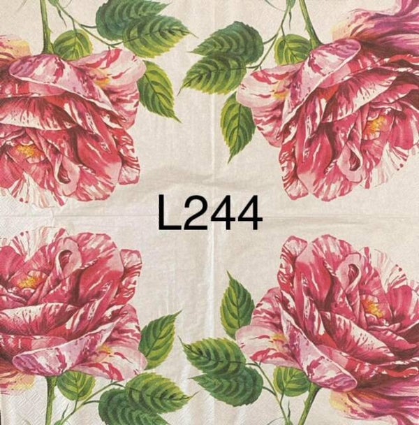 Flowers (L244) - Pink/Red Flower
