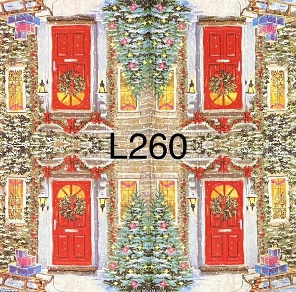 Christmas (L260) - Holiday Front Door Scene