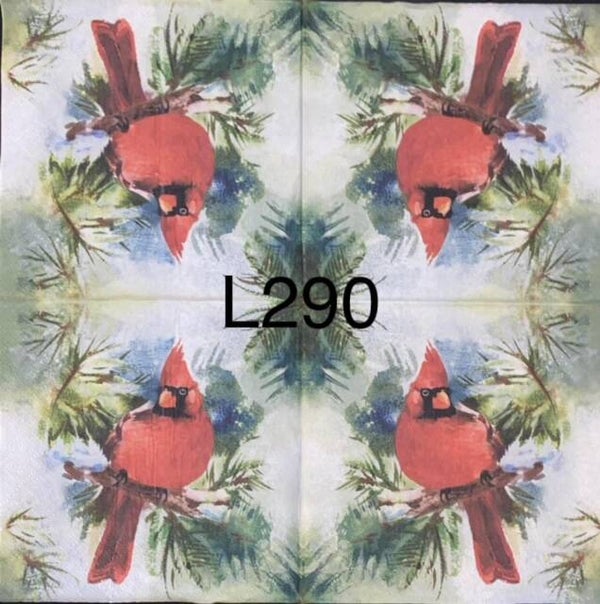 Birds (L290) - Cardinal on Branch