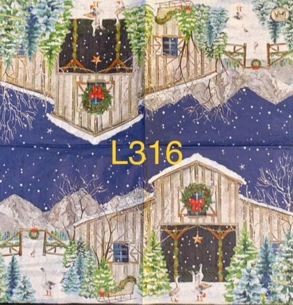 Christmas (L316) - MDW Barn Scene