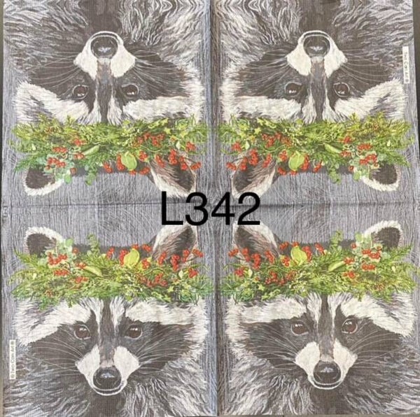 Animals (L342) - Raccoon with Headpiece