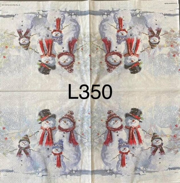 Christmas (L350) - Snowman Family