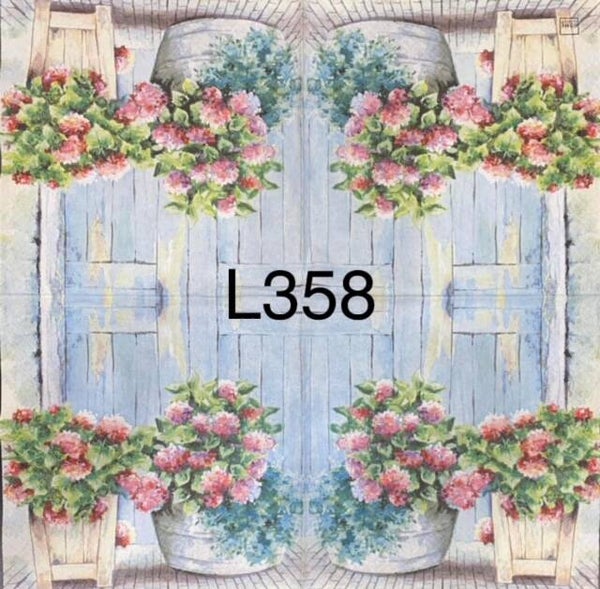 Flowers (L358) - Potted Pink Hydragneas