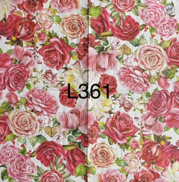 Flowers (L361) - MDW Red and Pink Roses