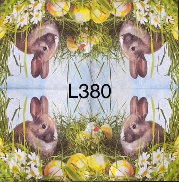 Easter (L380) - Bunny with Easter Eggs