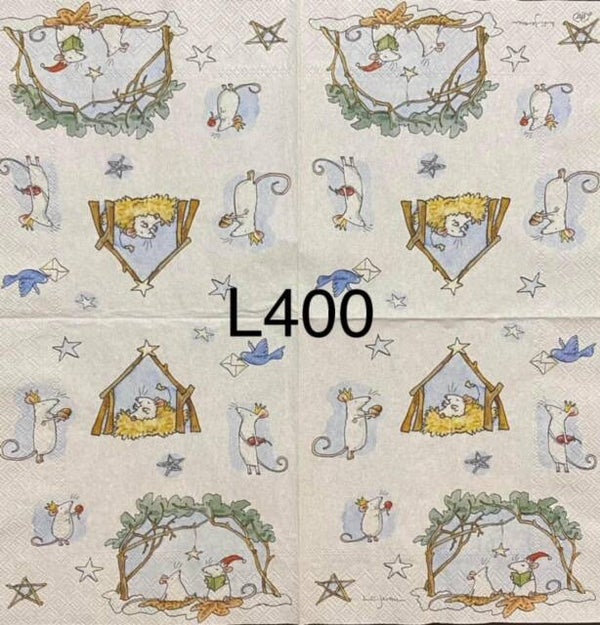 Christmas (L400) - Nativity Mice