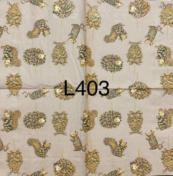 Animals (L403) - Pinecone Made Animals