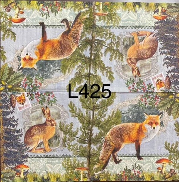 Winter (L425/630) - Fox and Bunny