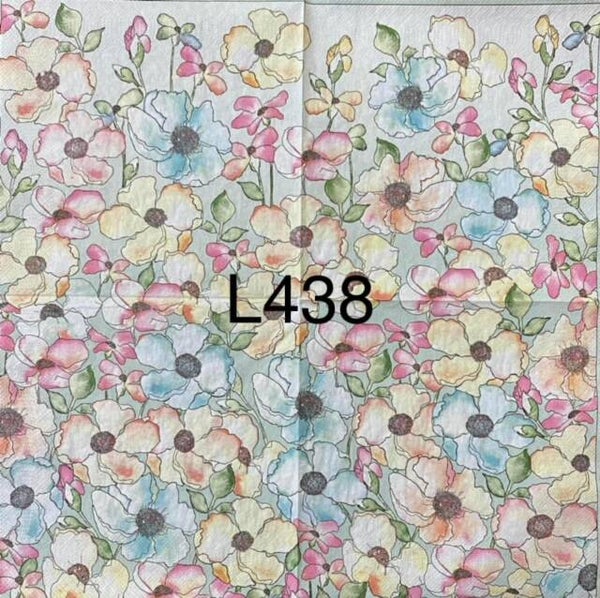 Flowers (L438) - Watercolor Flowers
