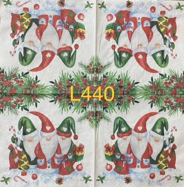 Gnomes (L440) - Three Christmas Gnomes
