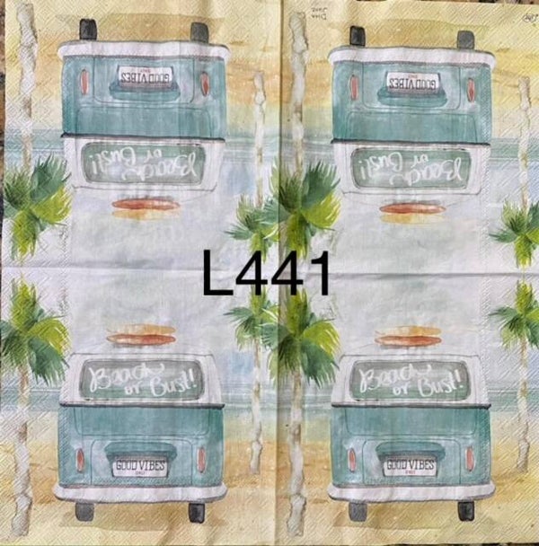 Beach (L441) - Beach or Bust Volkswagon Bus