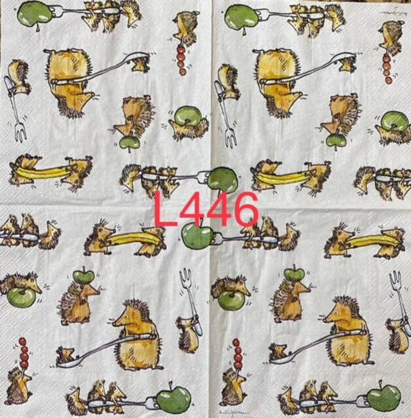 Animals (L446) - Hedgehogs with Olives