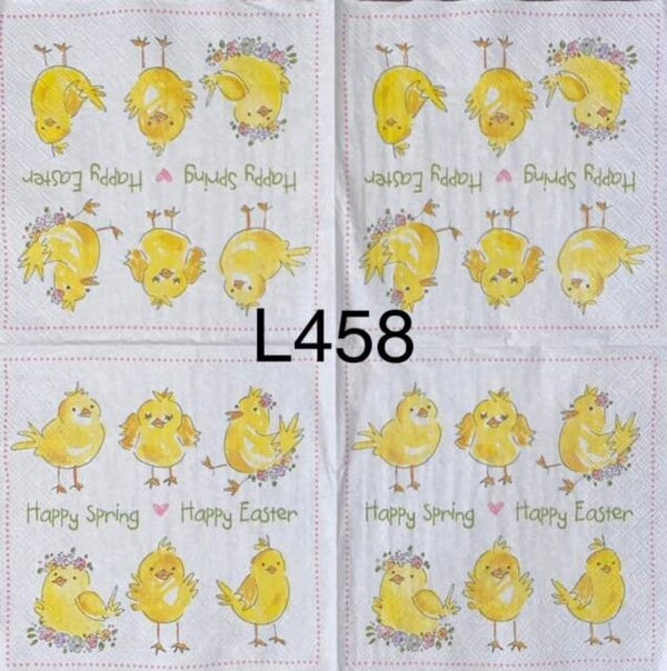 Easter (L458) - Happy Easter Chicks