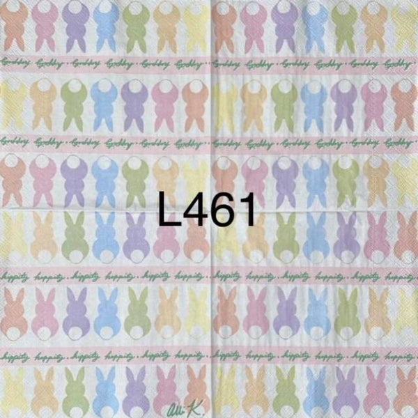 Easter (L461/661) - Hippity Hoppity Pastel Bunnies