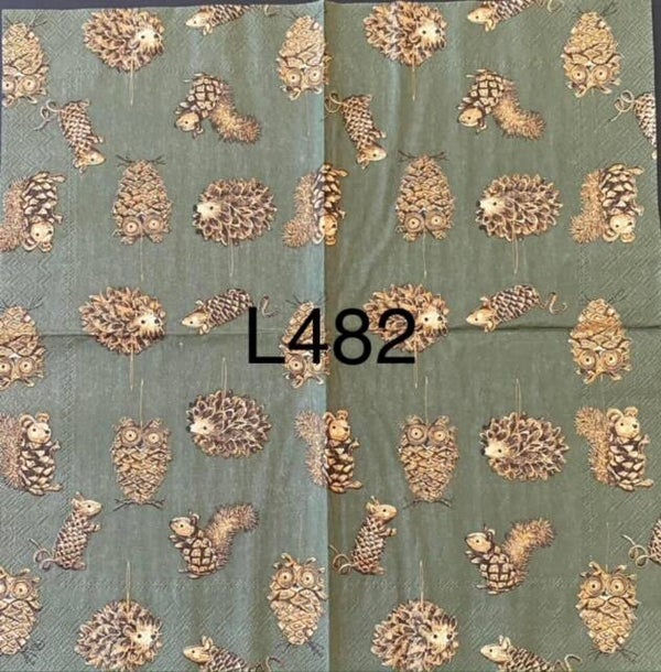 Animals (L482) - Pinecone Made Animals
