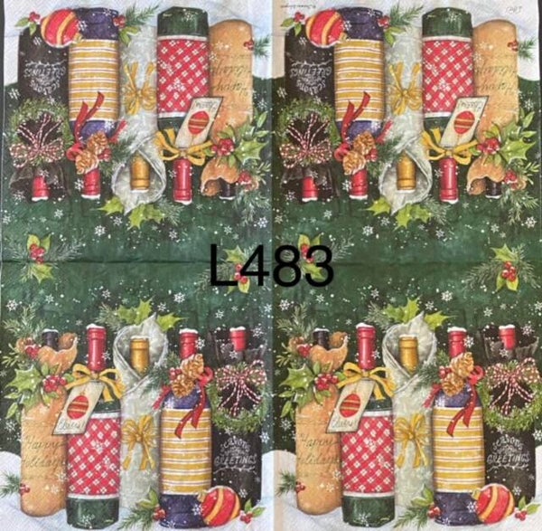 Christmas (L483) - Wine Bottle Presents