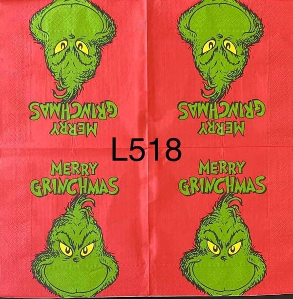 Grinch  (L518) - The Grinch Merry Christmas