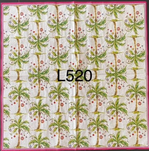 Christmas (L520) - Palm Trees with Ornaments
