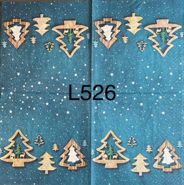Christmas (L526) - Wood Tree Cut Outs