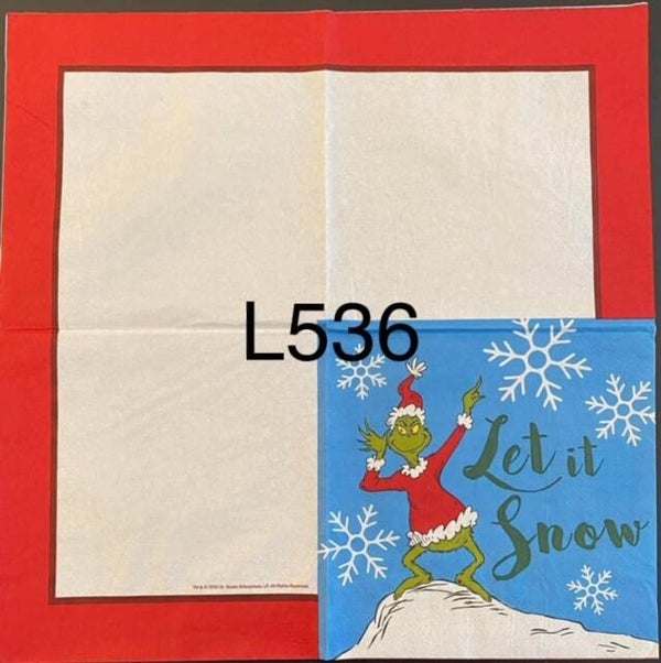 Grinch  (L536) - The Grinch Let it Snow
