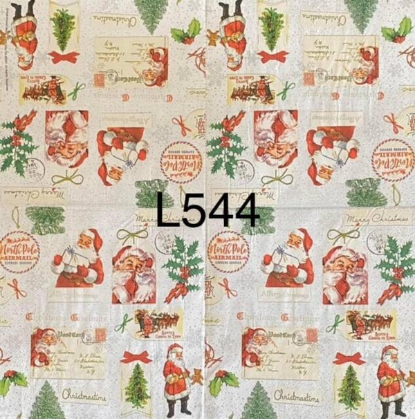 Christmas (L544) - Santa Collage