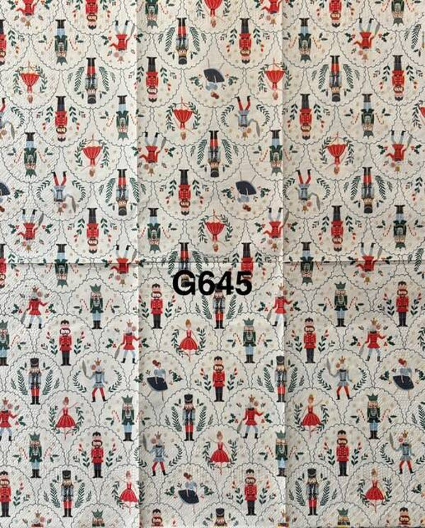 Christmas (G645) - Nutcrackers and Ballerina Wallpaper