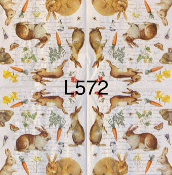 Easter (L572) - Bunnies and Carrots