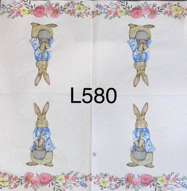 Easter (L580) - Bunny Holding a Basket
