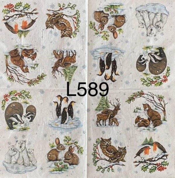 Winter (L589) - Woodland Animals