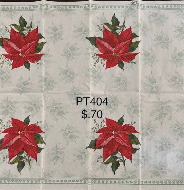 Christmas (PT404) - Poinsetta Flower