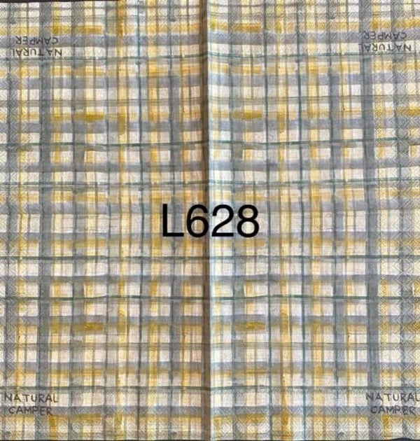 Design (L628) - Blue and Yellow Check