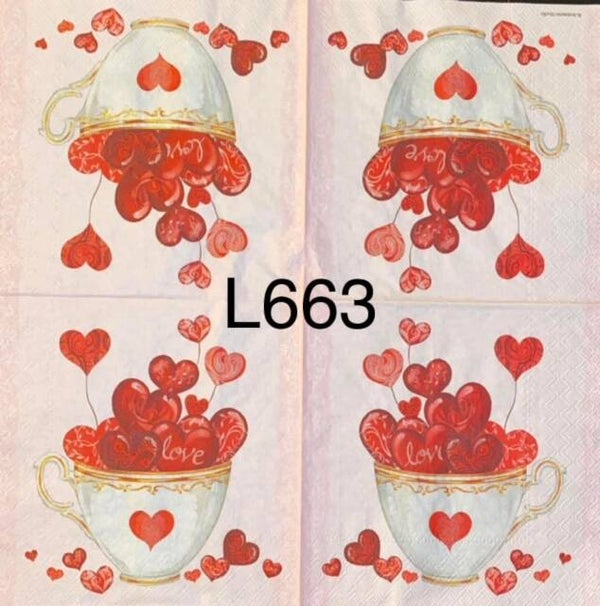 Valentines (L663) - Cup Full of Hearts
