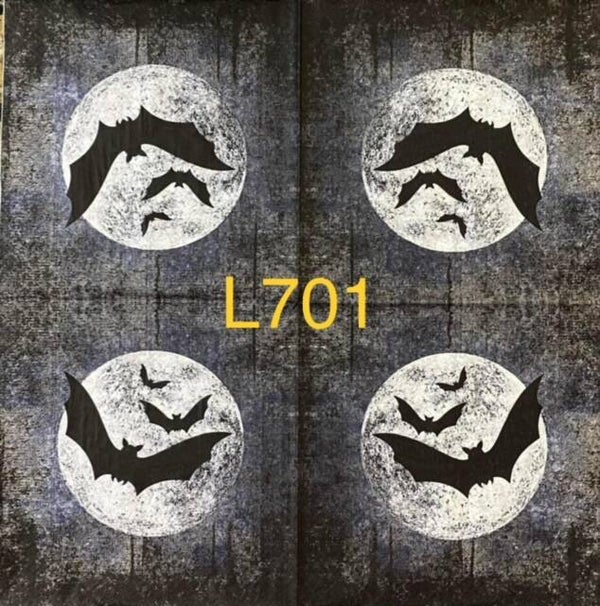 Halloween (L701) - Bats and Moon