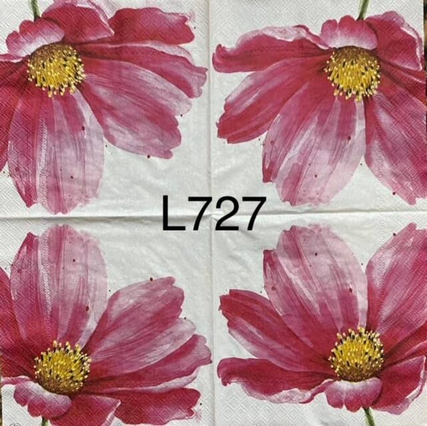 Flowers (L727) - Red/Pink Flower
