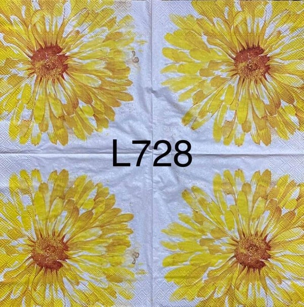 Flowers (L728) - Large Yellow Flower
