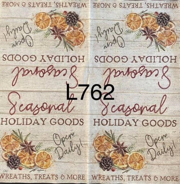 Christmas (L762) - Seasonal Holiday Goods Spices