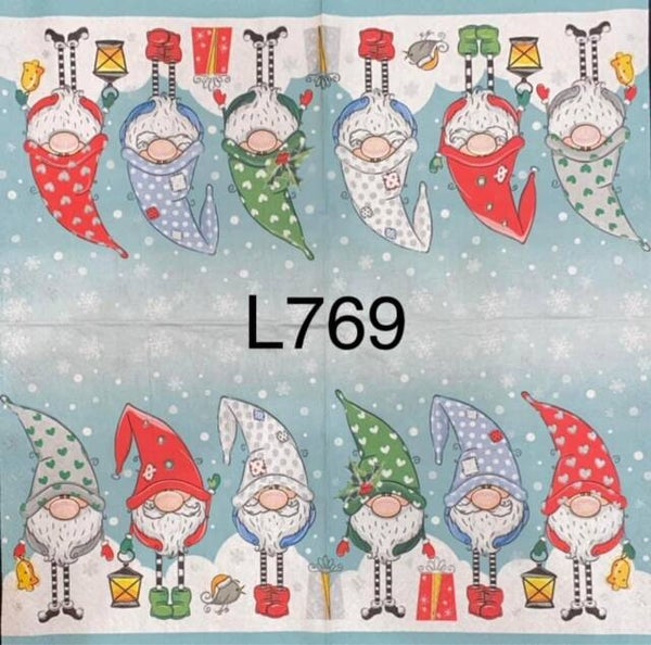 Gnomes (L769) - Christmas Gnomes