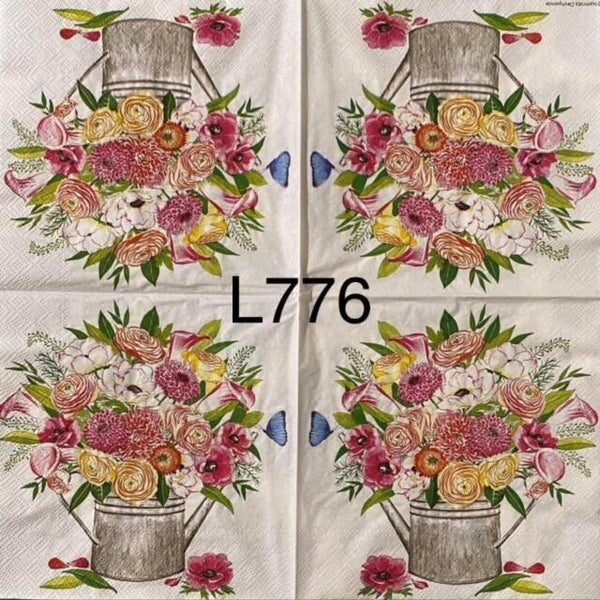 Flowers (L776) - Water Pitcher with Flowers