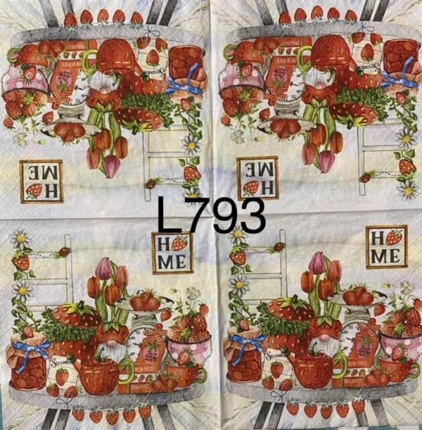 Fruits (L793) - Strabwerry Filled Table
