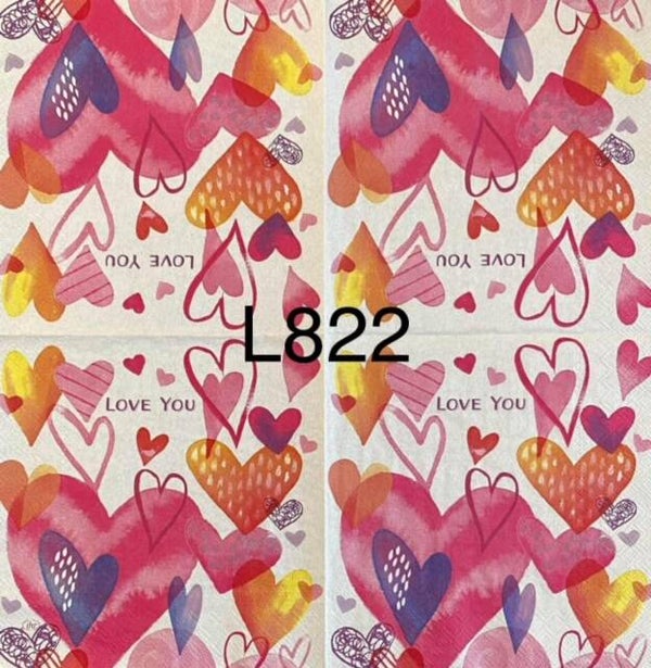 Valentines (L822) - Hearts Love You