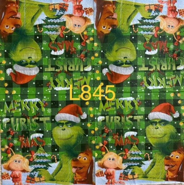 Grinch (L845) - The Grinch Merry Christmas