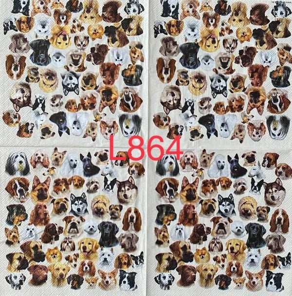 Dogs (L864) - Dog Faces