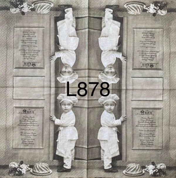 People (L878) - Vintage Boy Baking