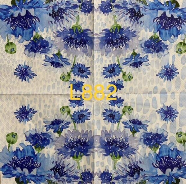 Flowers (L882) - Blue Flowers