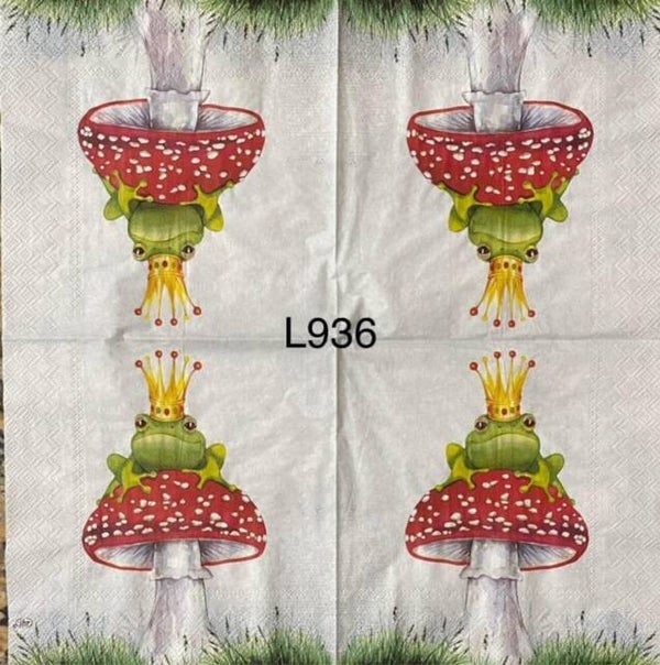 Animals (L936) - King Frog on Mushroom